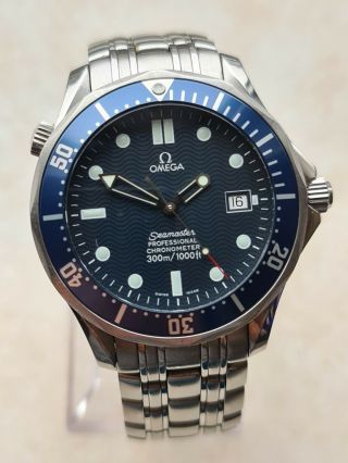 Omega Seamaster Professional 300M Blue Dial Men ' s Watch 41mm Ref.  2531.  80 4