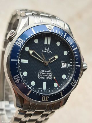 Omega Seamaster Professional 300M Blue Dial Men ' s Watch 41mm Ref.  2531.  80 5