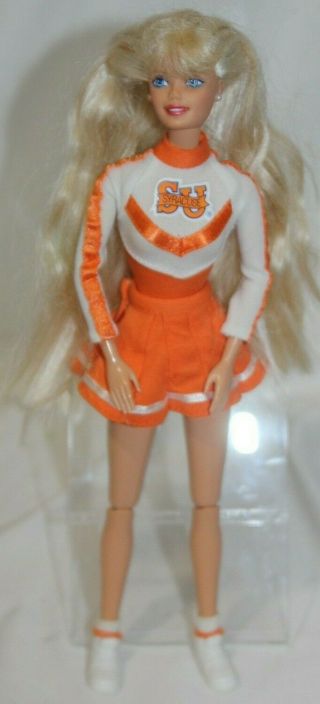 Special Edition Syracuse University Barbie Orange Cheerleader 1996 19163