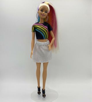 Barbie Mattel Rainbow Sparkle Hair,