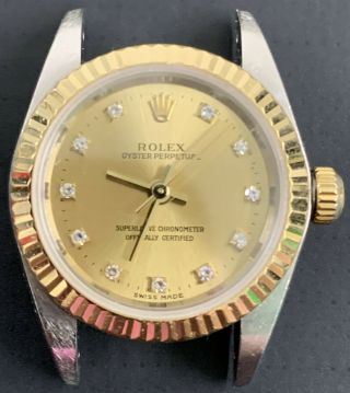 Rolex Oyster Automatic Ladies Watch Ref.  76193 And Papers
