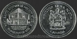 1985 Windsor Nova Scotia Ns Trade Dollar Token Coin Canada Blockhouse