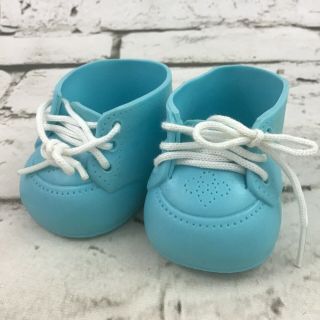 Cabbage Patch Kids Doll Shoes Blue Lace - Up Sneakers Kicks Tennis Shoes