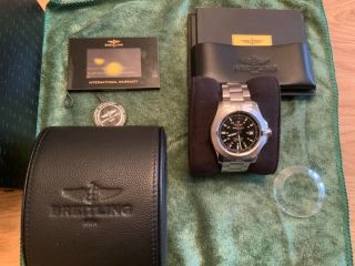 Gents Breitling Colt Automatic Watch,  Box And Papers.
