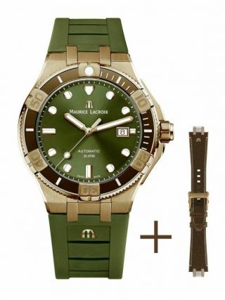 Authorized Dealer Maurice Lacroix Ai6058 - Brz01 - 630 - 1 Aikon Venturer 43mm Watch