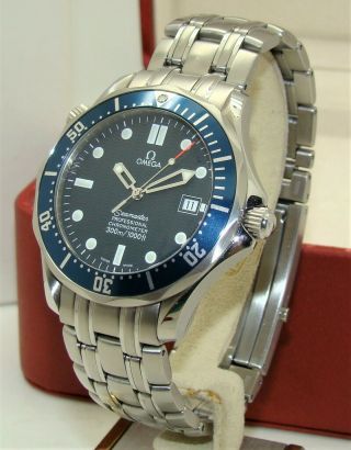 Omega 41mm Seamaster Divers 300m Automatic Watch Ref 2531.  80.  00 Box/pp 