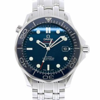 Omega Seamaster 300 Co - Axial 212.  30.  41.  20.  03.  001 Date Blue Dial Mens 90107656