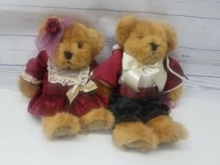 Russ Berrie Bears From The Past Romeo And Juliet 10 " Stuffed Teddy Bears Plush