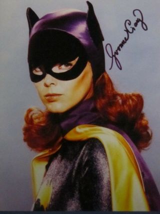 Yvonne Craig Batgirl 11x8 Batman Autographed Signed Top Photo,