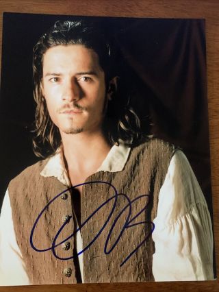 Orlando Bloom Hand Signed Autographed Pirates Of The Caribbean 8x10 Picture