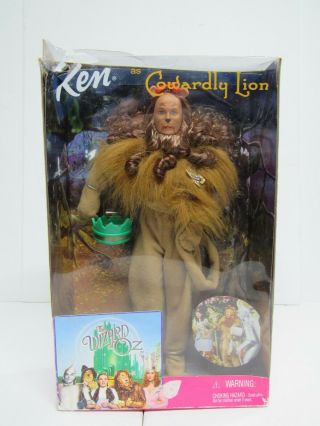 Barbie Wizard Of Oz Ken As Cowardly Lion 1999 Doll