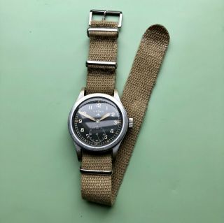 Lemania ”dirty Dozen” Www British Military Watch Vintage Ww2