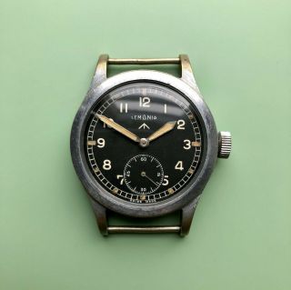 Lemania ”Dirty Dozen” WWW British Military watch vintage ww2 3
