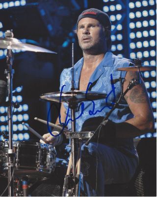 Chad Smith Red Hot Chili Peppers Drummer Hand Signed 8x10 Photo 11 W/coa Rhcp