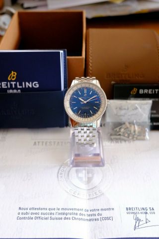 Breitling Navitimer 1 Automatic Chronometer Blue Dial Men A17325 With
