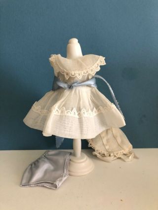 A White Organdy 1955 Medford Tagged Tiny Miss Dress