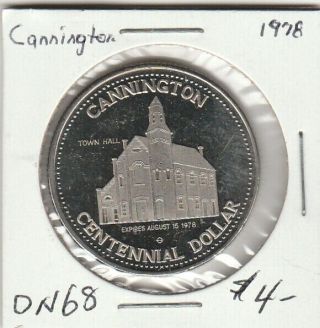 Cannington,  On,  1978 Trade Dollar