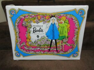 Vintage Barbie Doll Case The World Of Barbie Double Doll Case 1968 17 1/2 " Long