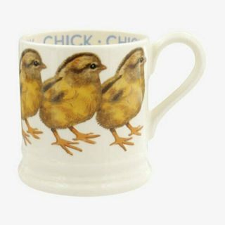 Emma Bridgewater Pottery Baby Chick 1/2 Pint Mug 1st Quality Usa