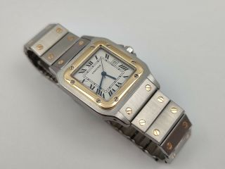 CARTIER Santos Galbee 1172961 Automatic Date 18K Gold & Steel - 29 mm - SERVICED 2