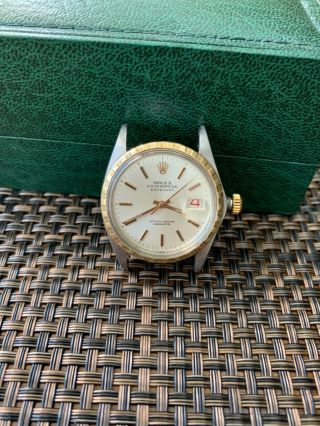 Rolex Datejust Vintage 6305 Bubbleback Two Tone Men’s Watch
