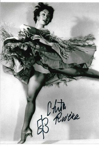 Chita Rivera Authentic Signed 8x10 Photo Autographed,  West Side Story