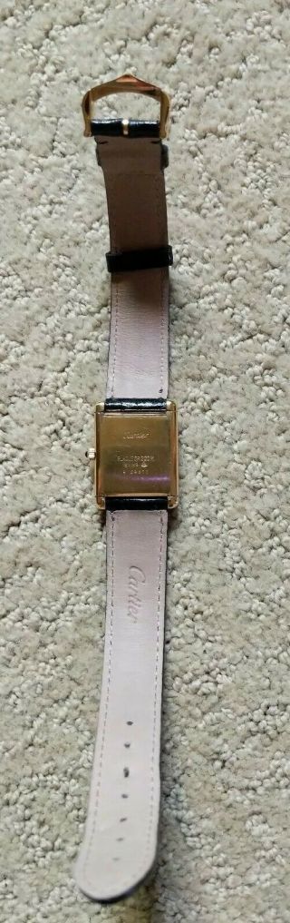 Cartier Vintage Tank Louis Gold Plated Watch 3