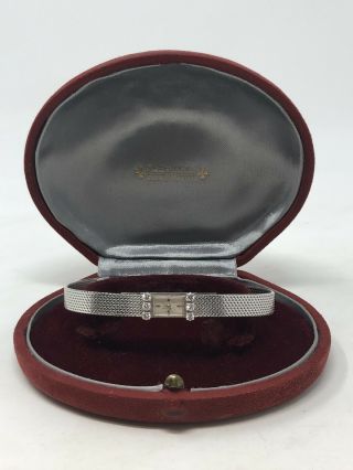 Vintage Vacheron Constantin 18k Gold / Diamonds Ladies Watch In Case