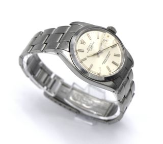 VINTAGE GENTS ROLEX OYSTER PERPETUAL DATE 1500 WRISTWATCH STAINLESS STEEL c1969 4