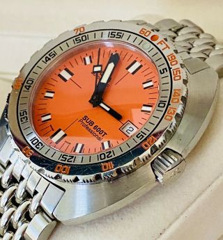 Men’s Doxa Sub 600t Diving Watch Clive Clussler Limited Edition 42mm Automatic