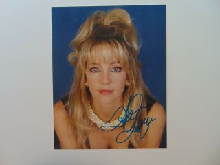 Early " Dynasty " Heather Locklear Hand Signed 8x10 Color Photo Todd Mueller