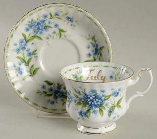 Royal Albert Flower Of The Month July Cup & Saucer 6439935