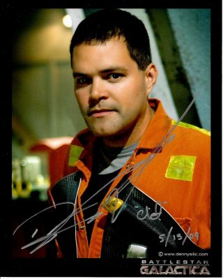 Aaron Douglas Signed & Inscribed Battlestar Galactica 8x10 Photo 3