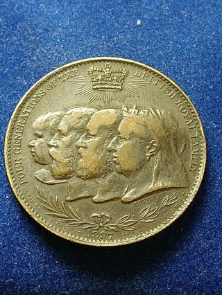 1837 - 1897 Four Generation Of The British Royal Family