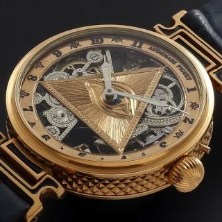 Luxury Audemars Piguet Skeleton Mens Wristwatch based on Vintage Movement 3