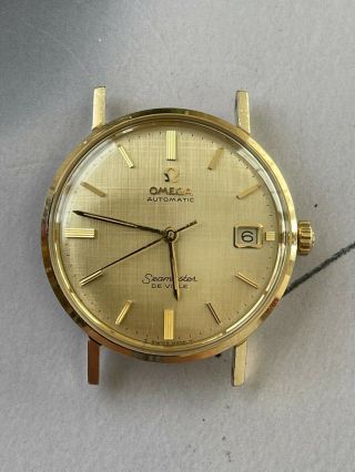 Vintage Omega seamaster deville 14k solid yellow gold,  automatic cal.  560. 2