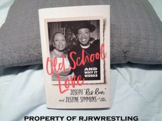 Joseph " Rev Run " & Justine Simmons Signed Old School Love Book W/coa Run - Dmc