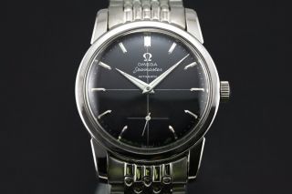 VINTAGE OMEGA SEAMASTER AUTOMATIC CAL 490 SUB SECOND MEN ' S SWISS DRESS WATCH 2