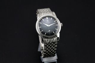 VINTAGE OMEGA SEAMASTER AUTOMATIC CAL 490 SUB SECOND MEN ' S SWISS DRESS WATCH 6