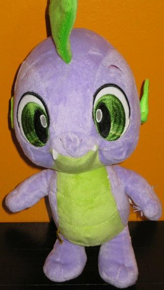 Build A Bear My Little Pony Spike The Dragon Plush 12 " Green & Purple Stuffed