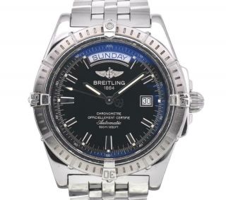 Breitling Headwind Day&date A45355 Navy Dial Automatic Men 