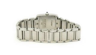 Ladies Steel Cartier Tank Francaise Wristwatch Ref 2384 Circa 2000 ' s 3