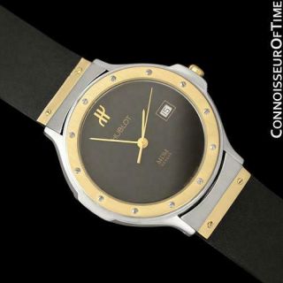 Hublot Mdm Two - Tone Midsize Mens Ss Steel & 18k Gold Watch - With