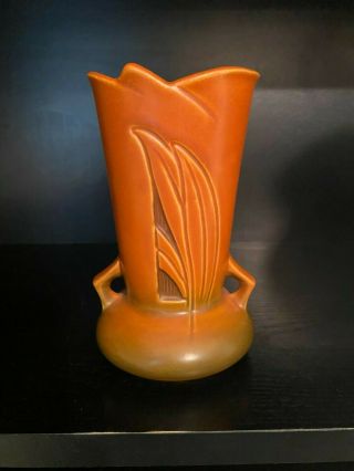 Roseville Silhouette 780 - 6 Vase Color Russet