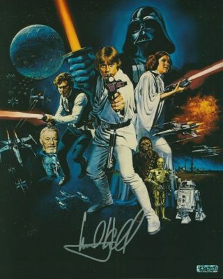 Mark Hamill Star Wars Luke Skywalker Signed 8x10 Photo With