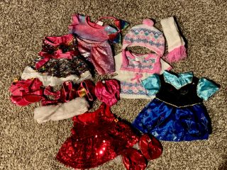Build A Bear Babw Girl Clothes Shoes Holiday Dress Summer