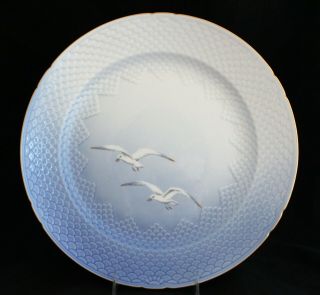 Vintage Bing Grondahl B&g Denmark Seagull Chop Plate 20 Round Platter