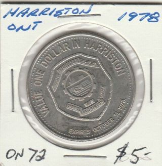 Harriston,  On 1978 Trade Dollar