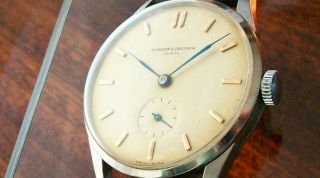 Vintage Vacheron & Constantin - All Stainless Steel Case - Extra Big Size - 1950