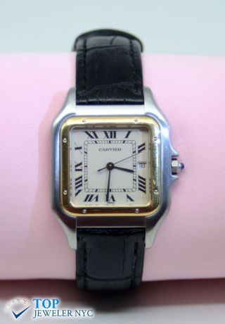 Cartier Stainless Steel &18k Yellow Gold Watch W/date